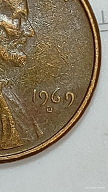 1969-D-Mint-Error-Or-Post-Mint-Damage?